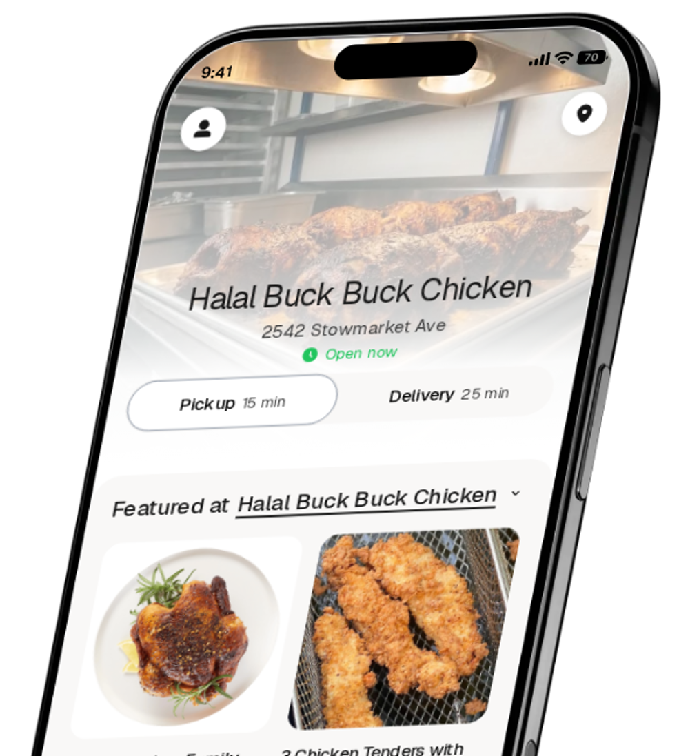 Halal Buck Buck Chicken app preview